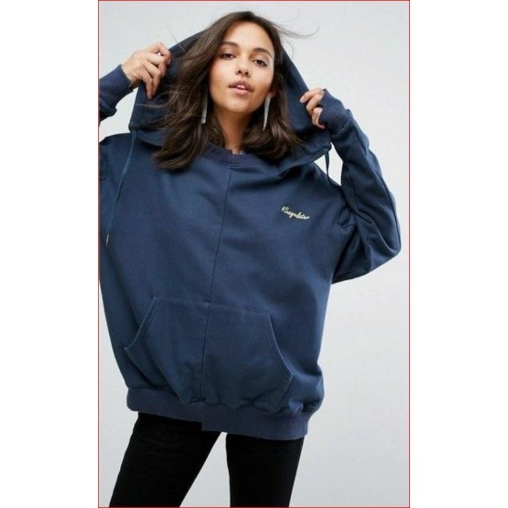 Evidnt Los Angeles women jacket hoodie ED1248 navy S MSRP $89